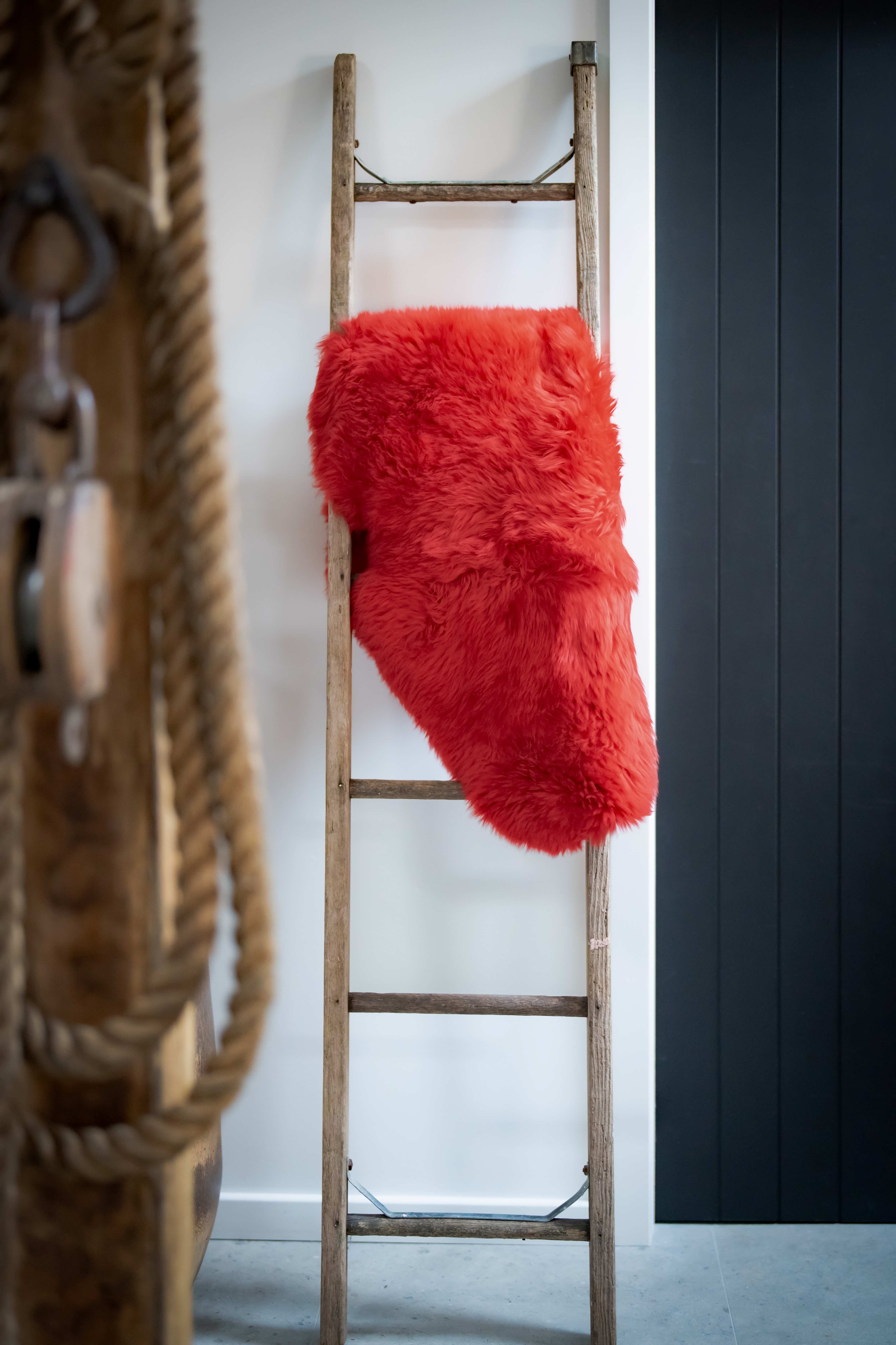 Sheepskin rug