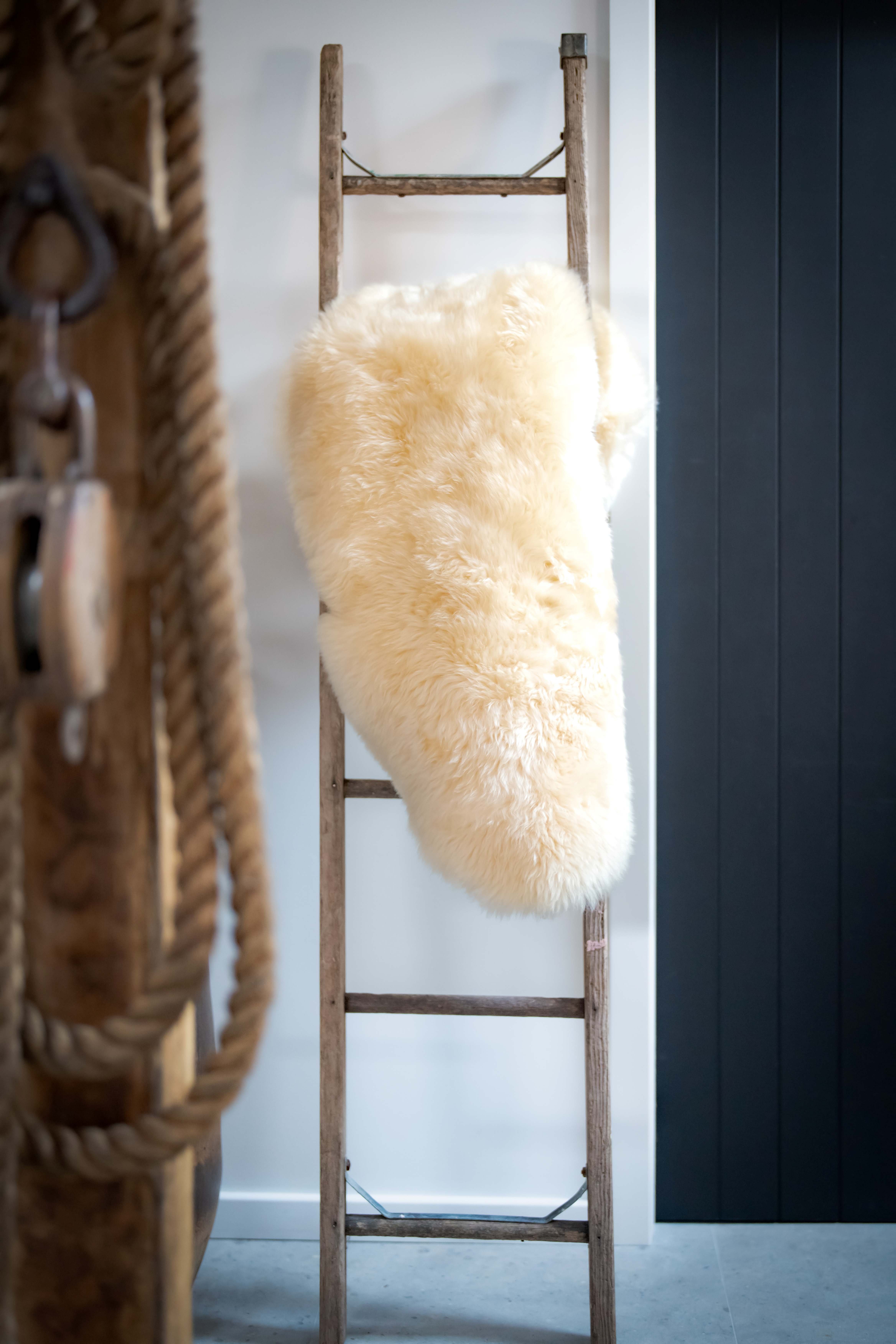 Sheepskin rug